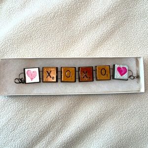 Handmade Scrabble bracelet